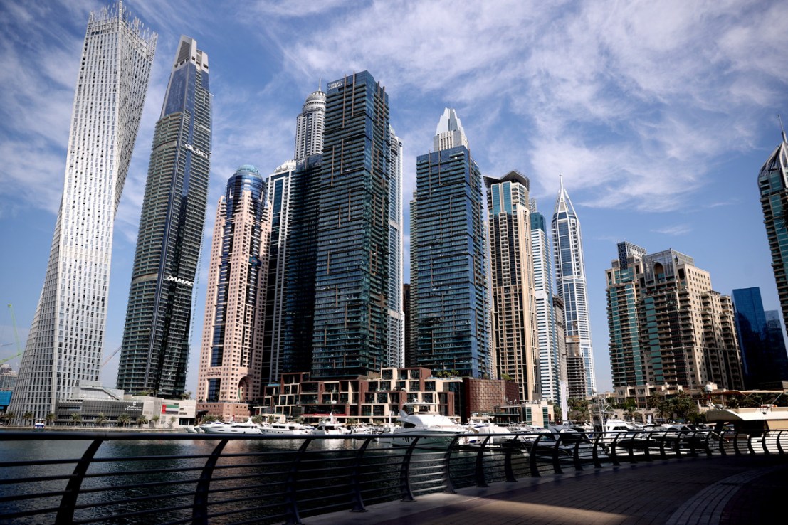 Dubai has proven a particularly popular destination for young Brits with itchy feet
