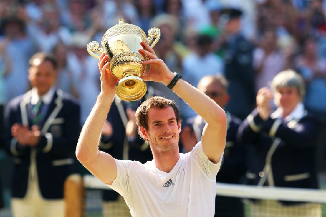 The shirt Andy Murray wore in his 2013 Wimbledon win is among several tennis lots going to auction