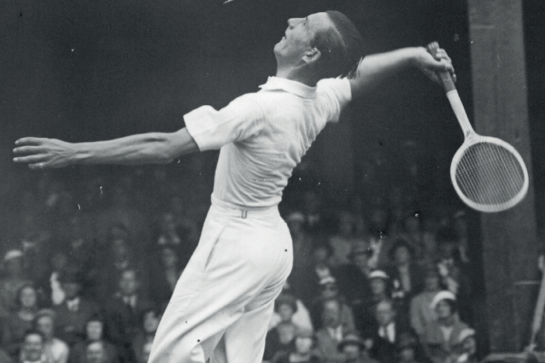 Fred Perry, the last English male winner of Wimbledon, epitomised the Tenniscore style