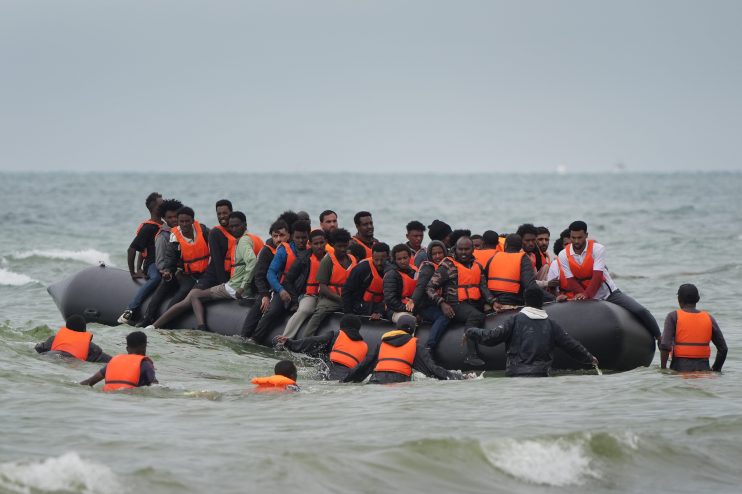 The UK hopes it can deter migrants from crossing the English Channel through its deal with France. Credit: Gareth Fuller/PA Wire