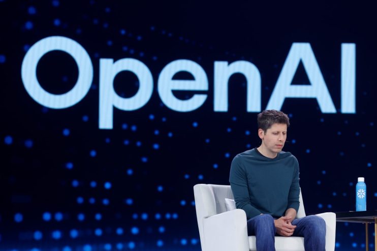 SAN FRANCISCO, CALIFORNIA - JUNE 02: Open AI CEO Sam Altman speaks during Snowflake Summit 2025 at Moscone Center on June 02, 2025 in San Francisco, California. Snowflake Summit 2025 runs through June 5th. (Photo by Justin Sullivan/Getty Images)