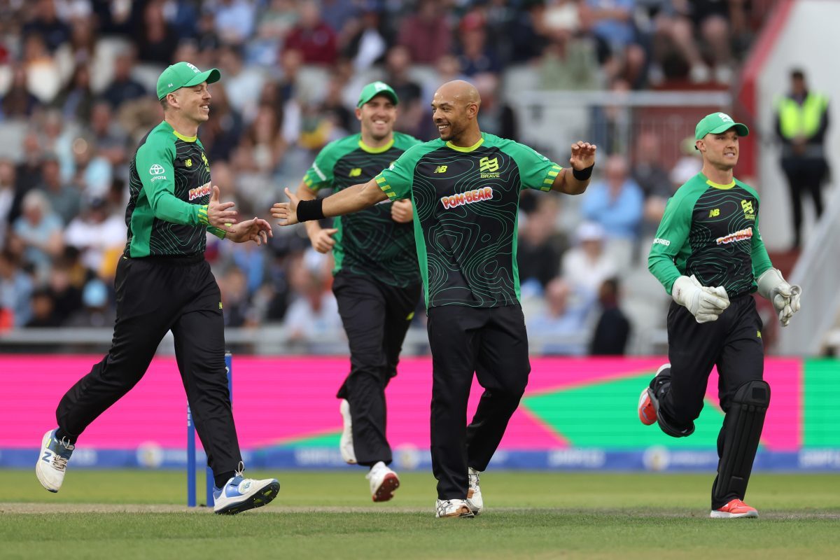 Exclusive: Cricket body blocks OnlyFans logo on bat of Hundred bowler Mills