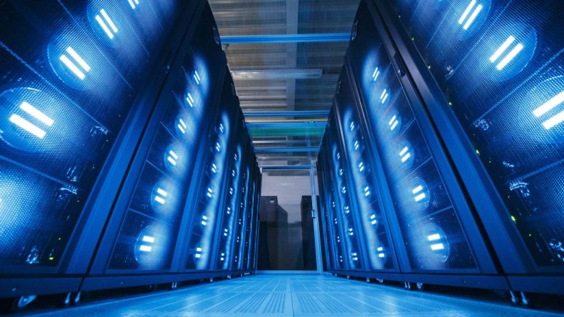 HAMBURG, GERMANY - JUNE 07: A "Mistral" supercomputer, installed in 2016, at the German Climate Computing Center (DKRZ, or Deutsches Klimarechenzentrum) on June 7, 2017 in Hamburg, Germany. The DKRZ provides HPC (high performance computing) and associated services for climate research institutes in Germany. Its high performance computer and storage systems have been specifically selected with respect to climate and Earth system modeling. With a total of 100,000 processor cores, Mistral has a peak performance of 3.6 PetaFLOPS. With a capacity of 54 PBytes, its parallel file system is currently one of the largest in the world. The DKRZ's robot-operated tape archive has currently a capacity of 200 petabytes and allows for long-term archiving of climate simulations such as those carried out with respect to reports by the Intergovernmental Panel on Climate Change. (Photo by Morris MacMatzen/Getty Images)