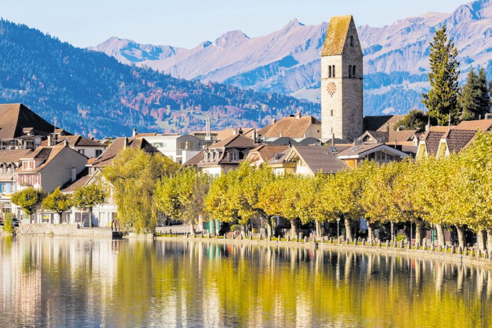 Interlaken is beautiful in the summer