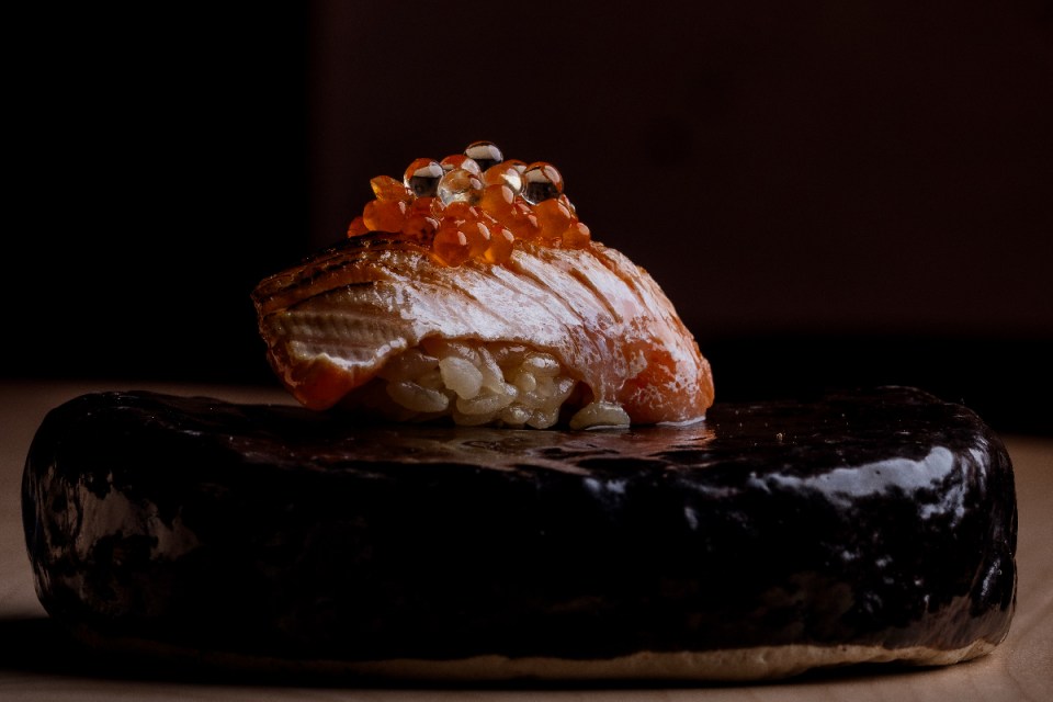 A perfect morsel at Luna Omakase