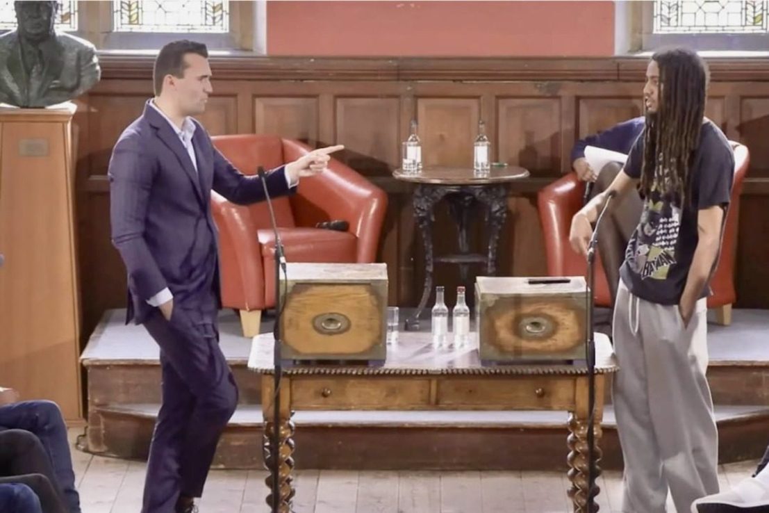 George Abaraonye and Charlie Kirk