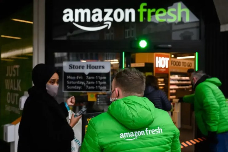 Amazon Fresh (Photo by Leon Neal/Getty Images)