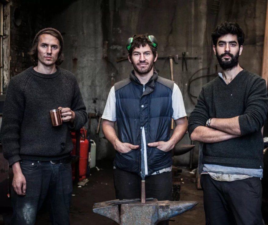 Blenheim Forge founders from left to right: James Ross-Harris, Richard Warner and Jon Warshawsky 
