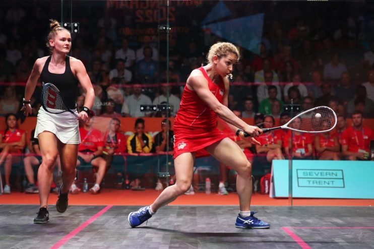 Georgina Kennedy is among the stars at this week's London Squash Classic