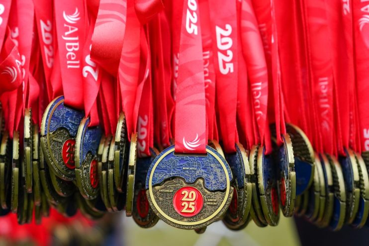 Great North Run medals showed an aerial view of Sunderland instead of Newcastle
