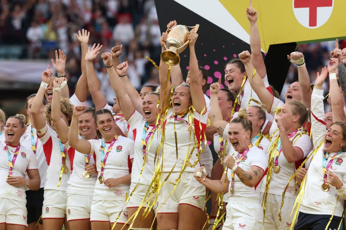 England won the Women's Rugby World Cup on Saturday against Canada