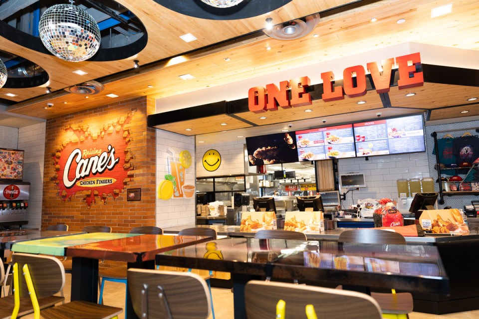 Raising Cane's is hoping to open further locations at the end of 2026 and into 2027.