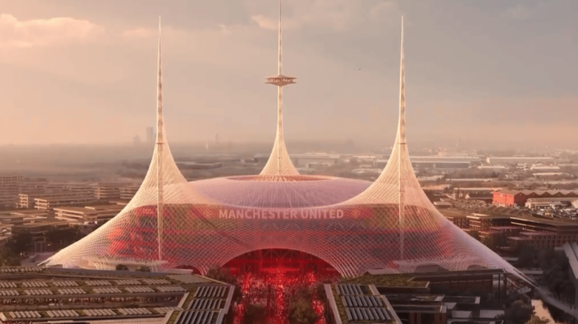 Manchester United’s new stadium has been designed by Foster + Partners