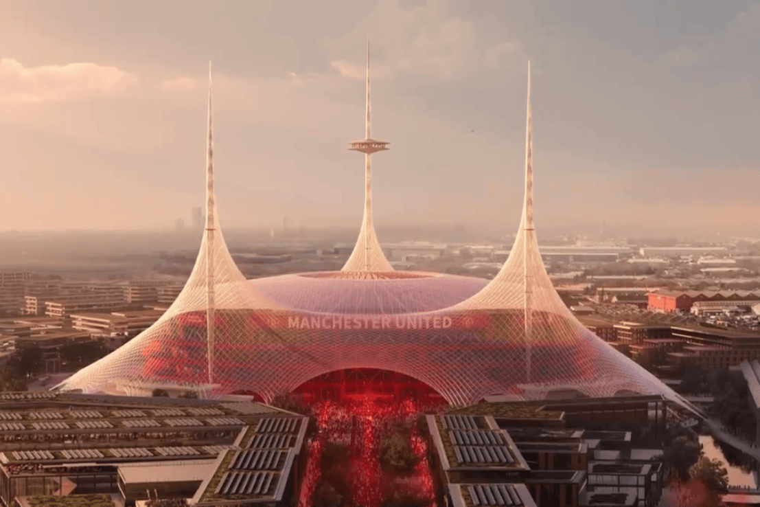 Manchester United’s new stadium has been designed by Foster + Partners