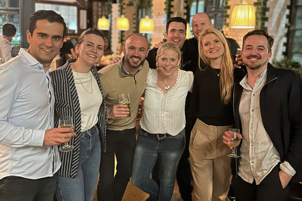 Domenica Di Lieto, CEO, in a Bayes Executive MBA class with fellow senior professionals, focused on personal development