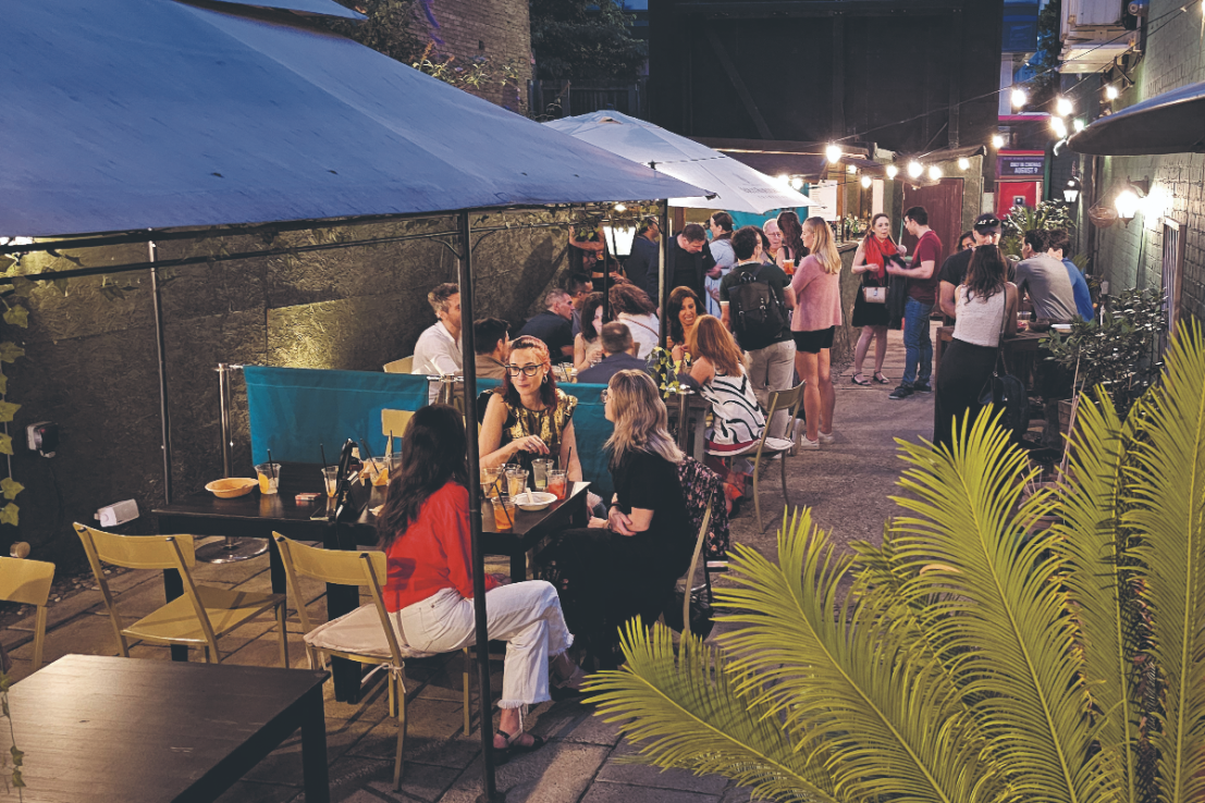 The Satyrio Italian restaurant in the Square Mile 