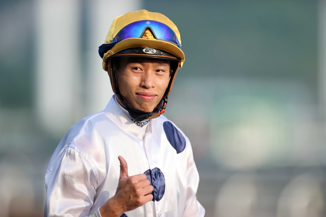 Jockey Vincent Ho rode a winner on Sunday at Sha Tin.