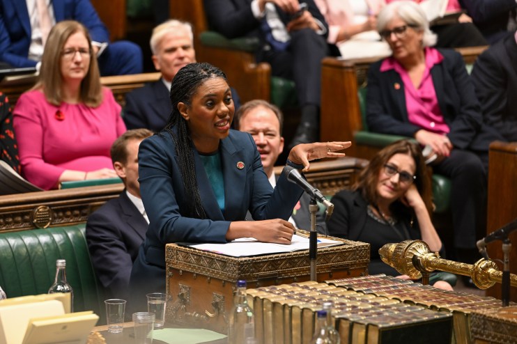 Tory leader Kemi Badenoch in the Commons