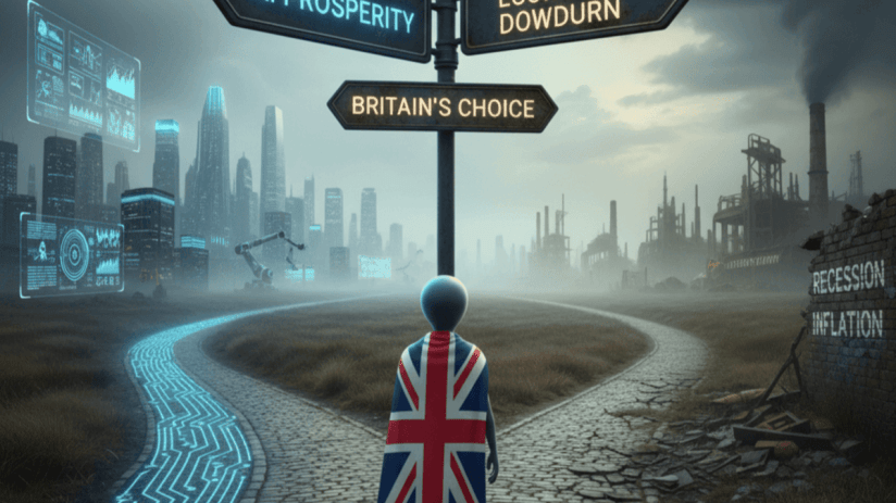 Gemini-generated digital artwork showcasing abstract patterns and vibrant colors in a creative business context