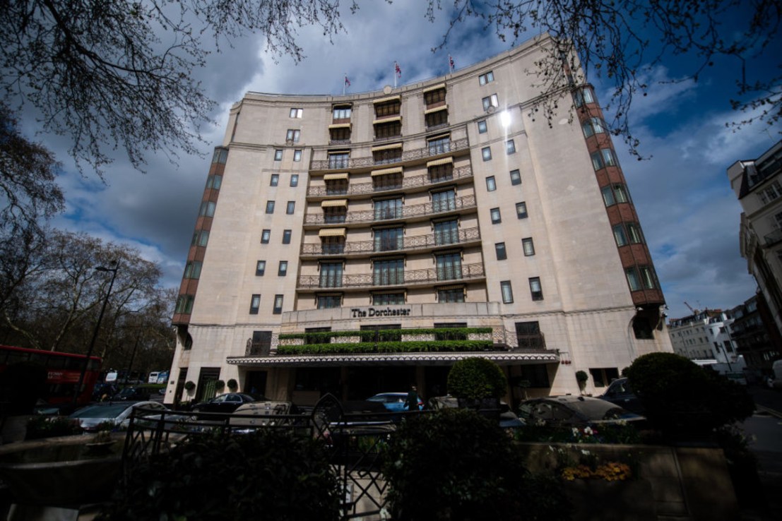 The group behind the five-star London hotel The Dorchester has returned to profit.  (Photo by Chris J Ratcliffe/Getty Images)