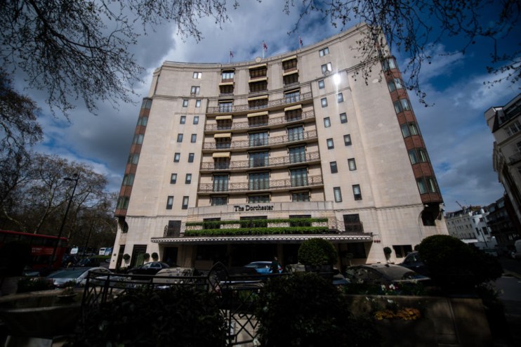 The group behind the five-star London hotel The Dorchester has returned to profit. (Photo by Chris J Ratcliffe/Getty Images)