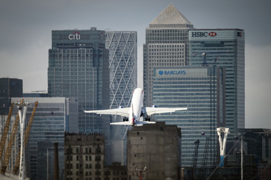 The number of passengers traveling through London City Airport rise by almost five per cent in 2024. (Photo by Leon Neal/Getty Images)