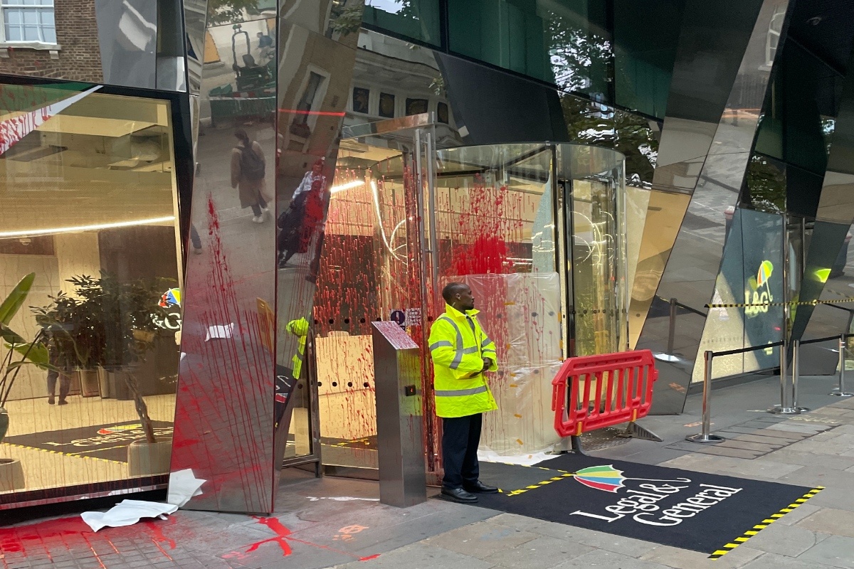 Legal & General’s City of London office hit with suspected vandalism