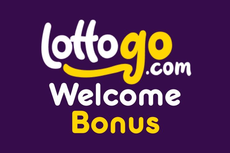 Lottogo welcome bonus promotion banner showcasing exclusive offers and rewards for new users on the lottery platform.