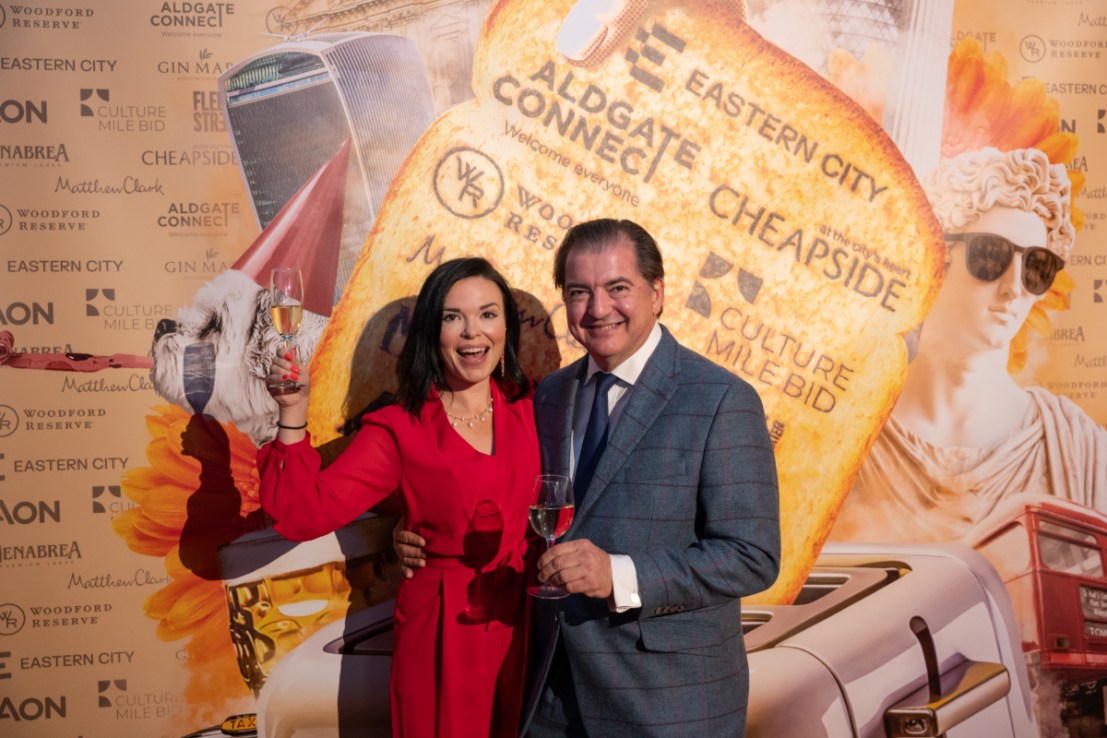 Toast the City Awards hosts, Libby Brodie and Matthew Jukes