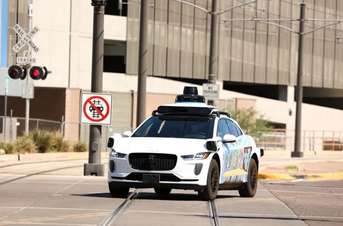 A Waymo self-driving car