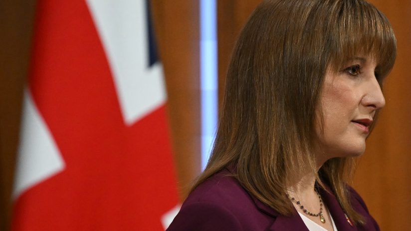 Breaking news scene with reporters and cameras at a press conference, capturing a significant business announcement event