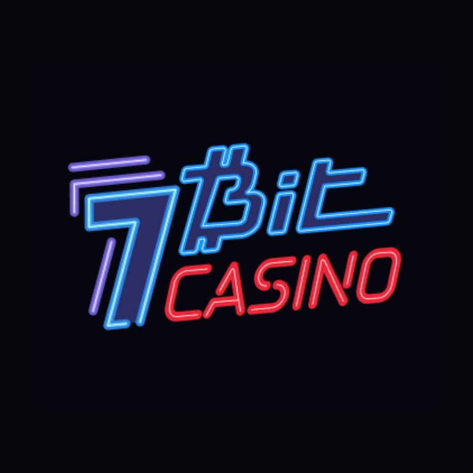 7Bit Casino logo with vibrant colors and sleek design, representing the brands cutting-edge online gaming platform