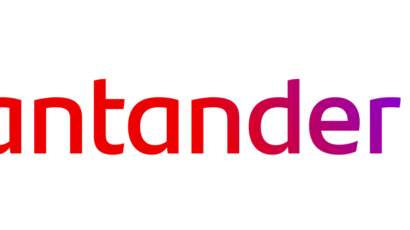 Santander X RGB logo, vibrant design representing innovation and financial services for business news website.