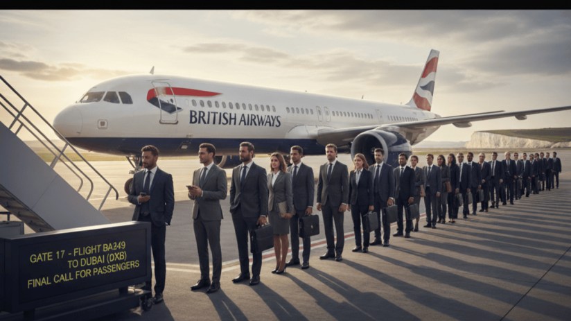 Skyline of Dubai symbolizing emigration and brain drain trends affecting the citys talent pool and economic landscape