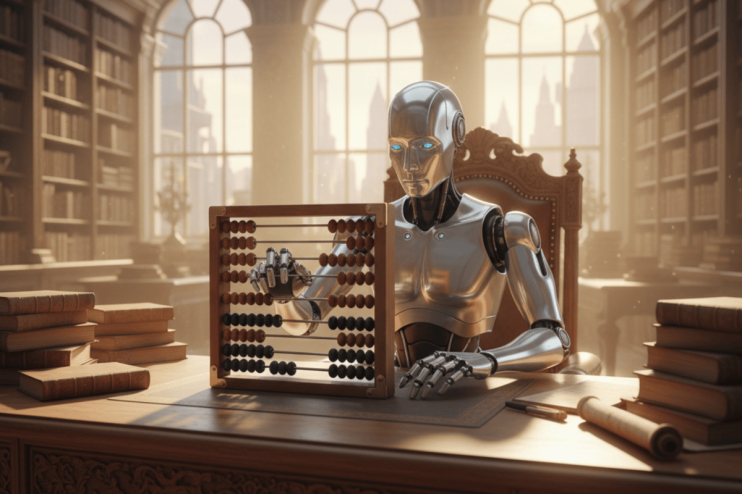 Gemini AI-generated image featuring abstract digital art with vibrant colors and futuristic design elements