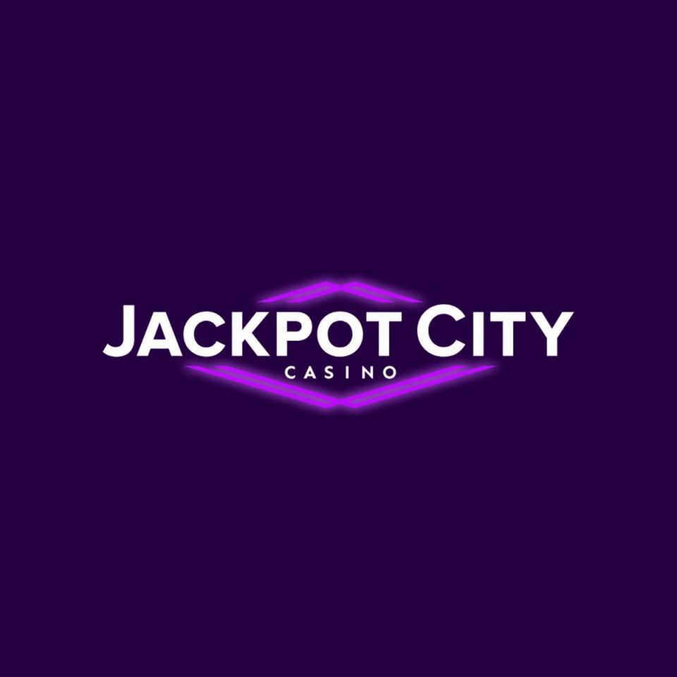 Jackpot City Casino logo featuring bold, vibrant design, representing a leading online gaming platform in the casino indus...