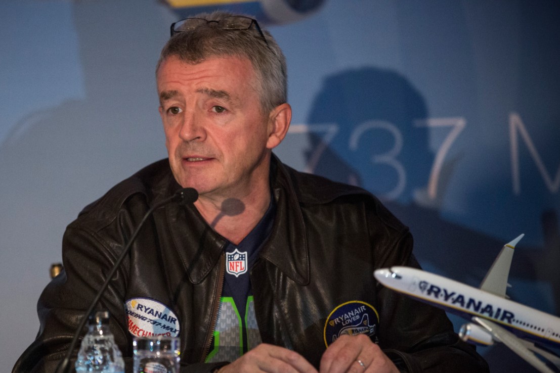 Ryanair's Michael O'Leary lamented the health of the UK economy 