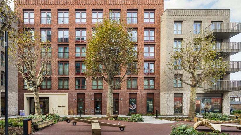 Pearl Yard exterior view showcasing modern architecture with panoramic layout, highlighting urban development features