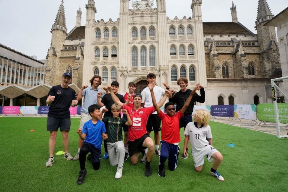 Former footballer Michael Perrier poses in Central London, representing Central London Alliance CIC.