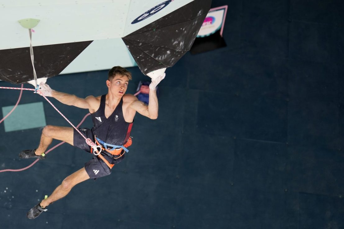 Olympic climbing champion Toby Roberts will compete on home soil