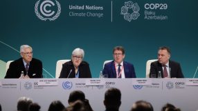 Getty Images logo prominently displayed on a digital screen, symbolizing high-quality stock photos and media content.