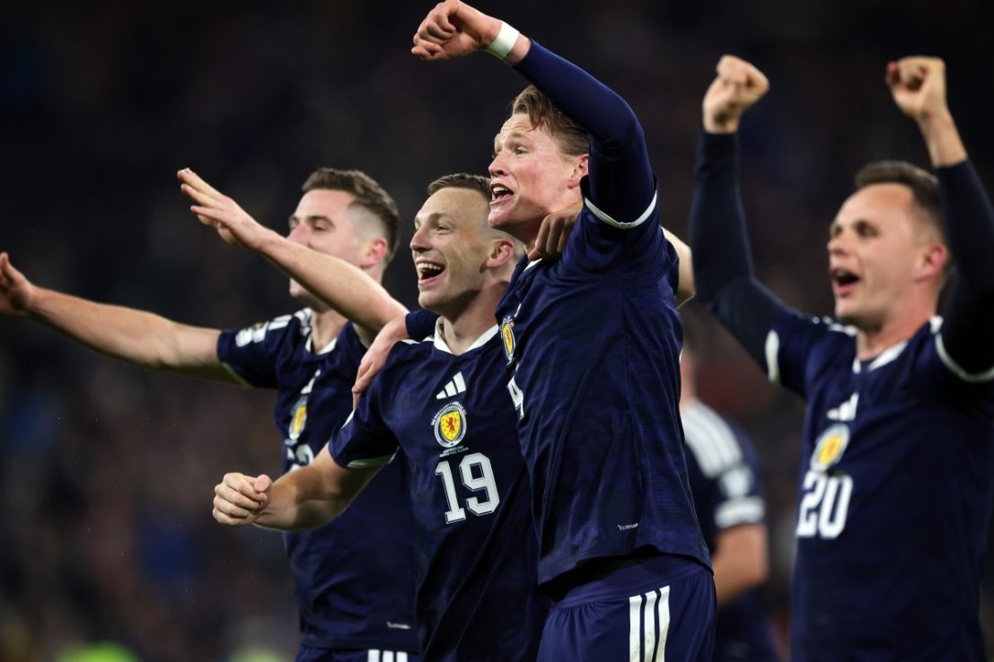 Scotland booked their place in today's World Cup draw in dramatic fashion