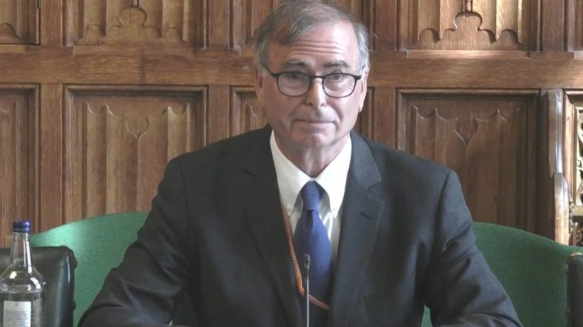 Kogan at Pennsylvania hearing, discussing tech policies and business strategies in a formal setting