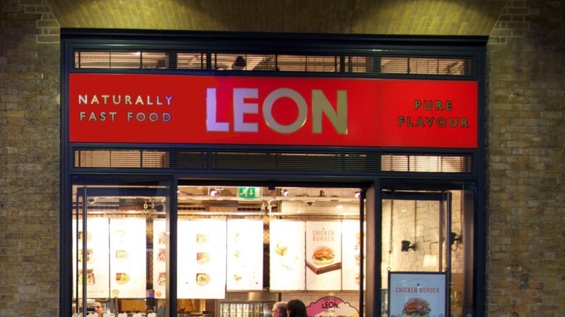 LEON restaurant interior showcasing modern decor, ambient lighting, and seating arrangement for a comfortable dining exper...