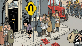 Labour, Tories, and Reform UK leaders at Westminster during a heated debate on the years most challenging political moments