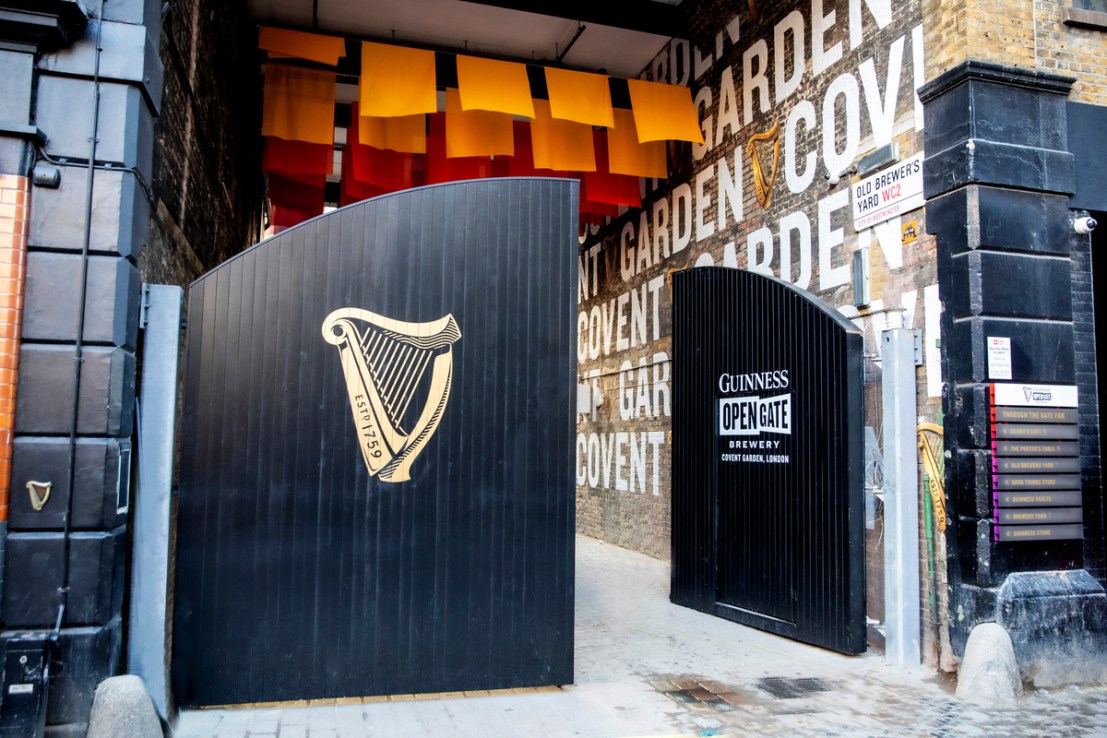 The new Guinness Open Gate brewery in Covent Garden