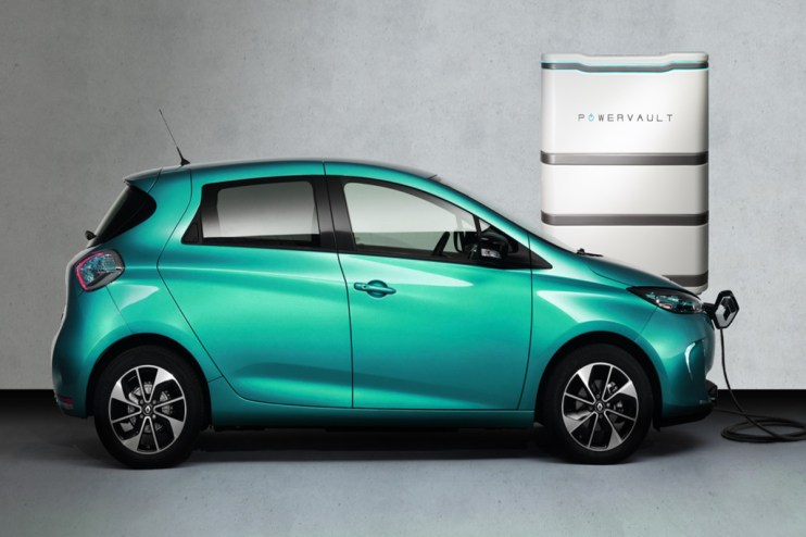 Powervault 3 EV home energy storage unit with sleek design, showcasing advanced technology for efficient power management