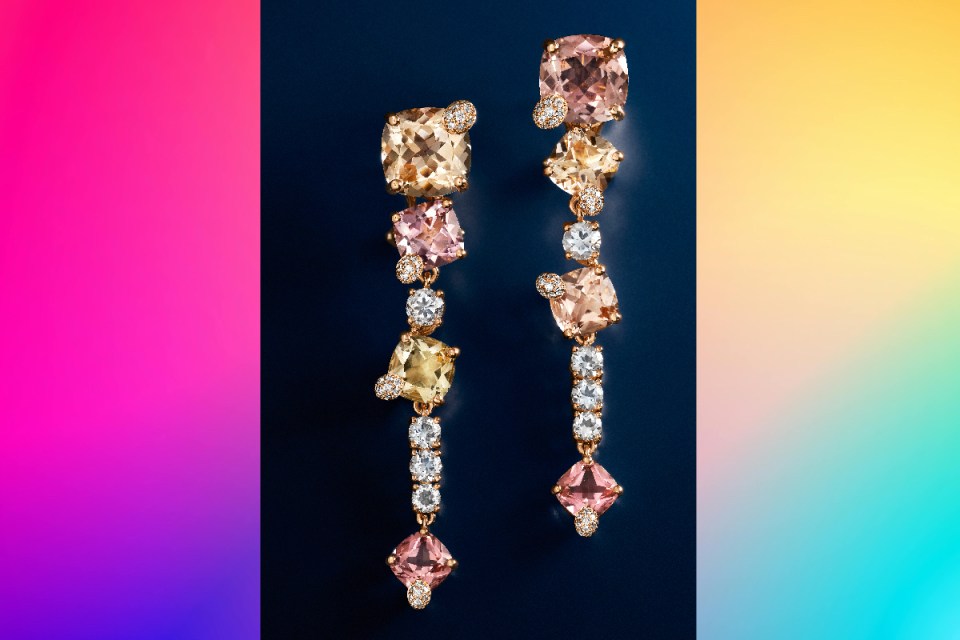 Christmas gifts 2025: Elegant earrings displayed in a professional setting, highlighting unique design features suitable for business attire.