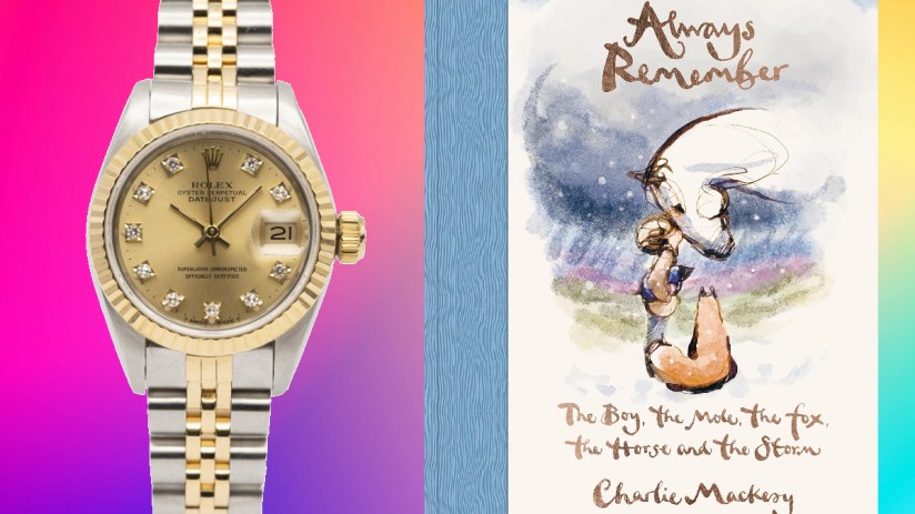 Rolex watch with a distinctive swirl pattern and mole detail, highlighting luxurious design elements in a business context.