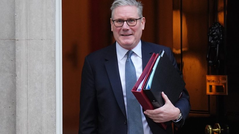 Breaking news illustration with headline placeholder on a digital newspaper layout, representing current events and updates